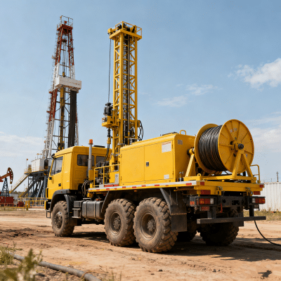 Logging truck and equipment