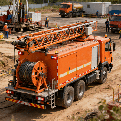 Logging Truck on International Purchased Chassis “Benz”